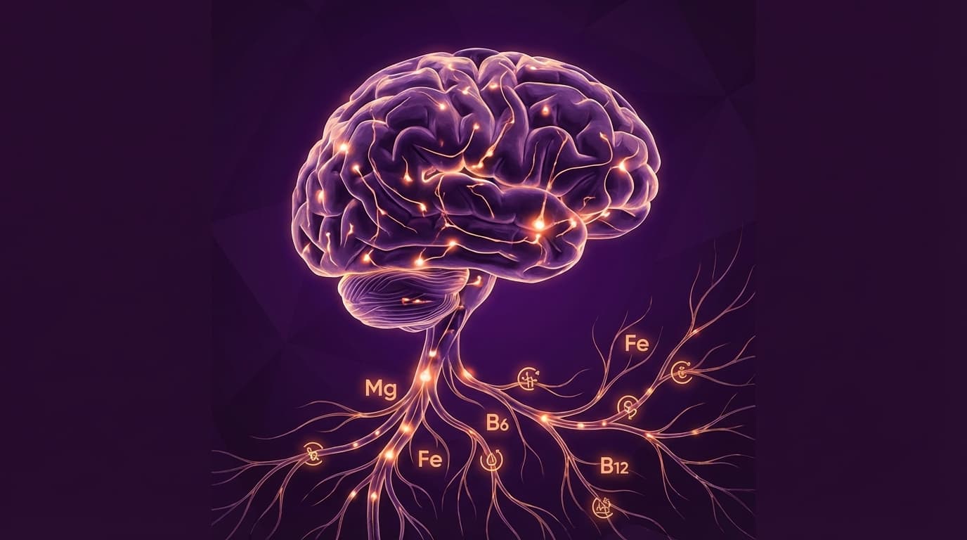 Magnésium, fer et vitamines B – pourquoi ils sont essentiels au système nerveux